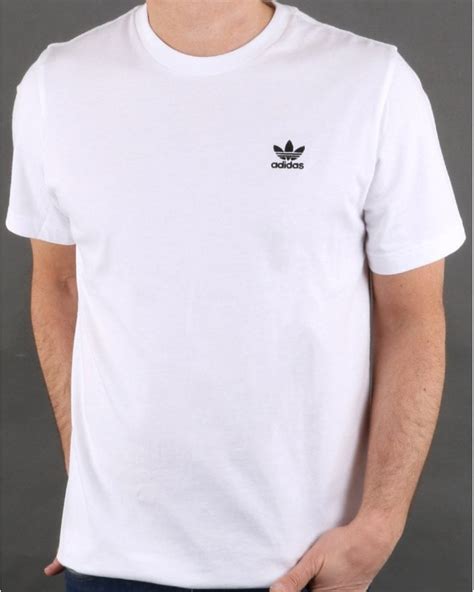 adidas originals essential herren t-shirt weiß|Essentials · T .